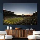 Oregon Ducks Football Team Print - Eugene Autzen Stadium