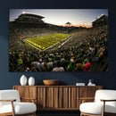 Oregon Stadium Canvas Wall Art - Captivating Game Day Scene