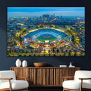 Los Angeles Dodgers Wall Art Canvas, Dodger Stadium Wall Art