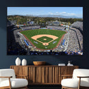 Los Angeles Dodgers Dodger Stadium Wall Art Canvas Print -