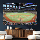 Texas Rangers Baseball Team Print - Arlington Globe Life