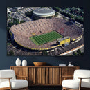Michigan Wolverines Football Team Print - Ann Arbor Michigan