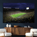 Michigan Wolverines Football Canvas Wall Decor, Football