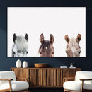 Horse Wall Art - Minimalist Horse Triptych Wall Art – Modern by MyGreatCanvas | Canvas Wall Art Prints | Photo Prints & Wall Decor