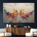 Golden Angel Wings Wall Art Canvas Print – Stunning Abstract by MyGreatCanvas | Canvas Wall Art Prints | Photo Prints & Wall Decor
