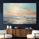 Abstract Ocean Wall Art - Boat Wall Art Canvas Print by MyGreatCanvas | Canvas Wall Art Prints | Photo Prints & Wall Decor