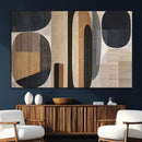 Wabi Sabi Canvas Print - Geometric Abstract Wall Art Canvas by MyGreatCanvas | Canvas Wall Art Prints | Photo Prints & Wall Decor