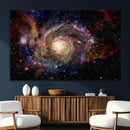 Nebula and Galaxies in Space Wall Art Canvas Print, Spiral