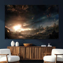 Avengers Planet Wall Art Canvas Print