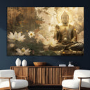 Zen Buddha Wall Art Canvas Print | Peaceful Meditation Decor