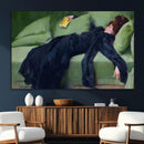Decadent Girl by Ramon Casas Wall Art Canvas Print, Framed