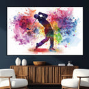 Colorful Golfer Swing Wall Art Canvas Print - Ready to Hang, by MyGreatCanvas | Canvas Wall Art Prints | Photo Prints & Wall Decor