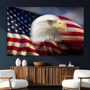 American Flag Eagle Symbol Wall Art, American Flag Eagle by MyGreatCanvas | Canvas Wall Art Prints | Photo Prints & Wall Decor