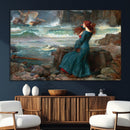 Miranda by the Shore Wall Art Canvas Print – Tempest Scene by MyGreatCanvas | Canvas Wall Art Prints | Photo Prints & Wall Decor