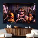Carl Russel And Dog, Movie Up Poster, Movie Up Wall Art, by MyGreatCanvas | Canvas Wall Art Prints | Photo Prints & Wall Decor