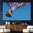 Carl Fredricksen, Up Movie Wall Art, Balloons Wall Art, Air