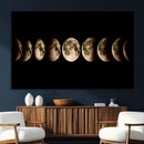 Phases of the Moon Wall Art | Canvas Print for Modern Wall by MyGreatCanvas | Canvas Wall Art Prints | Photo Prints & Wall Decor