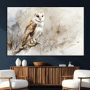 Barn Owl Wall Art | Watercolor Canvas Print | Perfect for by MyGreatCanvas | Canvas Wall Art Prints | Photo Prints & Wall Decor