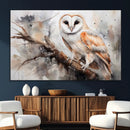 Barn Owl Wall Art | Watercolor Barn Owl Canvas Print | by MyGreatCanvas | Canvas Wall Art Prints | Photo Prints & Wall Decor