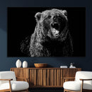 Bear Canvas Print | Wildlife Wall Art for Cabin Decor |