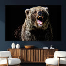 Grizzly Bear Canvas Print | Wildlife Wall Art for Cabin by MyGreatCanvas | Canvas Wall Art Prints | Photo Prints & Wall Decor