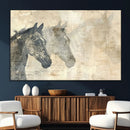 Abstract Horse Canvas Print | Modern Farmhouse Wall Art |