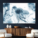 Abstract Jellyfish Canvas Print Wall Art