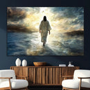 Jesus Walking on Water Wall Art | Canvas Print | Ready to