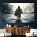 Jesus Walking on Water Wall Art | Canvas Print | Ready to