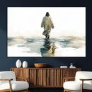 Watercolor Jesus Walking on Water Canvas Print, Christian by MyGreatCanvas | Canvas Wall Art Prints | Photo Prints & Wall Decor
