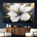 White Flower Wall Art Canvas Print | Ready to Hang |