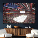 Barton Malow Little Caesars Arena Detroit Wall Art Canvas