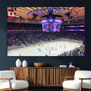 Madison New York Rangers Hockey Stadium Wall Art Canvas