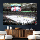 Sharks Arena Blackhawks Sharks Ice Hockey Stadium Wall Art by MyGreatCanvas | Canvas Wall Art Prints | Photo Prints & Wall Decor
