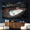 Vaudoise Lausanne Ice Hockey Arena Stadium Wall Art Canvas,