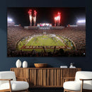 Framed Florida State Seminoles Football Team Print -