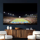 SMU Mustangs Football Team Print - Dallas Gerald J. Ford