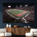Houston Cougars Football Team Print - Houston TDECU Stadium