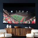 Houston Cougars Football Team Print - Houston TDECU Stadium