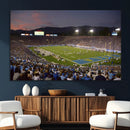 UCLA Bruins Football Team Print - Pasadena Rose Bowl Stadium