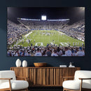 Brigham Young University Cougars Football Print Canvas - by MyGreatCanvas | Canvas Wall Art Prints | Photo Prints & Wall Decor