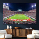 Wolfpack Football Team Print - Raleigh Carter-Finley Stadium
