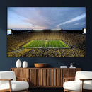 University of Michigan Wolverines Football Team Print - Ann by MyGreatCanvas | Canvas Wall Art Prints | Photo Prints & Wall Decor