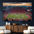 Framed Arizona Wildcats Football Team Print - Tucson Arizona by MyGreatCanvas | Canvas Wall Art Prints | Photo Prints & Wall Decor