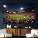 Clemson University Tigers Art Print, Football Team Print -