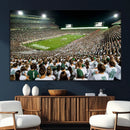 Michigan State Spartans Football Canvas Print - East Lansing