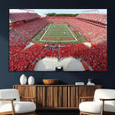 Rutgers Scarlet Knights Football Team Print - Piscataway SHI by MyGreatCanvas | Canvas Wall Art Prints | Photo Prints & Wall Decor