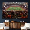 Syracuse University Orange Football Canvas Print, Football