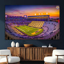 The Louisiana State University Tigers Football Team Print - by MyGreatCanvas | Canvas Wall Art Prints | Photo Prints & Wall Decor