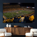 West Virginia Uni Mountaineers Football Team Print - Milan